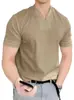 2026 Nuevo Estilo de Verano Camiseta Deportiva Fitness para Hombres Musculosos Camiseta de Verano Elástica de Manga Corta para Hombres Talla Europea