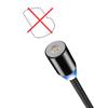 Venta al por Mayor de Fábrica Cable Magnético 1m/2m Cable de Carga para Teléfono Móvil Uno-a-Tres Adecuado para Cable de Datos Android Typec