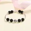 Longrui Europeu e Americano Colorido Masculino e Feminino Pulseiras de Cristal Imitando Pedra Natural Pulseiras Mandala Yoga Meditação Atacado