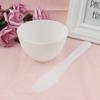 Conjunto de tigela de máscara de silicone branca simples Spa DIY ferramenta de máscara de fábrica