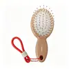 Peine Mini Portátil Antiestático Lindo para Mujeres, Peine con Espejo Dos en Uno, Moderno y Elegante
