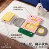 Casa de cachorro, aquecida e espessa para o inverno, cama de gato estilo caverna, cama para cachorro pequeno com gavetas, semi-fechada, cama quente para dormir, cama para animal de estimação