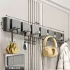 Perchero de pared estilo crema personalizado, no requiere taladro, para entrada de dormitorio y pasillo