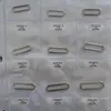 Anel Quadrado de Metal de Tamanho Completo, Conexões para Tubo de Irrigação de Plantas Verdes, Suporte Fixo para Equipamentos de Vinificação, Fivela de Suspensão Hexi