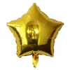 Globo de papel de aluminio de estrella de cinco puntas de 18 pulgadas impresión de logo publicitario cumpleaños boda tienda diseño impresión bola al por mayor