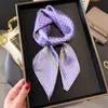 Pañuelo de Seda con Estampado de Lunares Fresco y Sencillo, Versátil y Elegante, Pañuelo de Cuello de Alta Gama, Decoración Profesional, Pañuelo Cuadrado Sencillo
