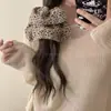 Goma para el pelo con estampado de leopardo Otoño e Invierno Nueva Dulce Fresca Y2K Chica Picante Grande para Cola de Caballo Baja Accesorio para el Cabello para Mujer