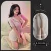 Lemon Story Disfraz Sexy de Enfermera Lencería Sexy Tentación Caliente Falda Corta de Color Sólido Conjunto de Uniforme Cosplay 8059