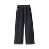 Calça Jeans Feminina Princesa Yuanyuan 2026 Primavera e Outono Nova Cor Resistente Cintura Alta Reta Calças Infantis