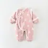 Mameluco de Invierno Acolchado para Bebé Niños y Niñas, Ropa para Recién Nacidos Estilo Chino, Conjunto de Otoño para Salir