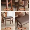 Banqueta de Maquiagem de Madeira Maciça Banqueta Selim Novo Estilo Chinês Mesa de Centro Banqueta com Assento Macio Banqueta para Sofá de Sala de Estar Banqueta para Trocar Sapatos na Porta Banqueta de Vestir