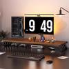 Base Elevada para Pantalla de Monitor de Escritorio de Oficina Estante de Almacenamiento Soporte para Portátil Estación de Trabajo
