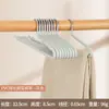 Percha Gruesa para Pantalones con Forma de Ganso y Cuello Corto, Percha para Pantalones de Resina Mate con Recubrimiento de Goma y Cuello Bajo, Percha Espaciosa con Forma de Ganso para Secar Ropa