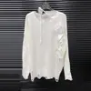 Otoño Temprano 2025 Nuevo Estilo Suéter de Punto con Flores Tridimensionales Rasgadas de Cuello Halter Diseño Nicho Coreano Top para Mujer