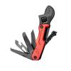 Llave inglesa ajustable multifuncional cuchillo sierra broca acero inoxidable herramienta de reparación portátil para exteriores camping