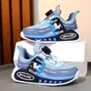 Zapatos para Niños 2026 Nuevos Zapatos Deportivos de Verano para Niños Niños Medianos y Grandes Hebilla Giratoria Malla Simple Malla Transpirable Zapatos para Correr