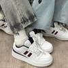 Sapatos Mocassins Espessos Estilo Chinês Ins Nicho Alto Valor para Homens e Mulheres, Tênis Skate Ultra Macios Estilosos, Sapatos Brancos de Cano Baixo