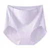 Ropa Interior de Algodón Puro para Mujer 2026 Cintura Alta Control de Abdomen Entrepierna Antibacteriana Nuevo Patrón de Tablero de Ajedrez Pantalones Cortos Tipo Triángulo Sin Costuras