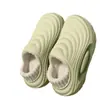 Chinelos de Algodão Impermeáveis para Homens, Novo Estilo Outono/Inverno 2026, Fechados Atrás, Antiderrapantes, Quentes, Com Veludo Extra, Tamanho Grande, Sapatos de Algodão para Casa