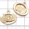 Amazon Más Vendido Nuevo Aleación de Oro Kc Colgante de Instrumento Musical Colgante Pulsera DIY Collar Accesorios de Joyería