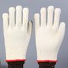 Guantes amarillos de algodón y seda directos de fábrica para sitio, resistentes al desgaste, antideslizantes, guantes de trabajo, guantes de línea, suministros de protección al por mayor