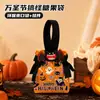Bolsa de Regalo de Halloween, Bolsa Tote de Calabaza para Niños, Empaque de Regalo de Lona, Accesorios para Bolsas de Dulces, Recuerdos de Jardín de Infancia