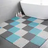 Tapete de Banheiro Antiderrapante Espesso Personalizável pelo Fabricante Tapete de Pé para Vaso Sanitário Emendável Impermeável Plástico Oco Tapete de Piso TPE