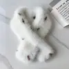 Bufanda Nueva de Imitación de Piel de Lince, Bufanda de Felpa Cálida de Invierno con Puntos de Leopardo, Versátil, a la Moda y de Gama Alta, Bufanda Cruzada