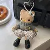 Bolsa Colgante Hello Kitty Piernas Largas Fragancia Ligera Muñeca de Peluche Dibujos Animados Lindo Llavero de Corazón Colgante de Regalo