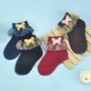 Calcetines para niños Primavera y Otoño Nuevo lindo lazo decoración calcetines de algodón para niños multicolor calcetines de encaje para niñas al por mayor