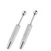 Tornillo Agarrador de Bolas Pinza de Cuatro Garras Acero de Titanio Tapón para el Oído de Bola Hebilla Giratoria de Tornillo Accesorios Pendientes Pendientes para Mujer Fácil de Usar