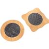 Inicio Estera de aislamiento térmico de madera Estera de mesa de comedor Estera antideslizante para tazón Cojín lindo creativo Estera de té Estera para tazón Posavasos Mantel individual,