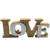 Suministros para Bodas Transfronterizos, Nuevos Productos de Madera, Marcos de Fotos con Letras Inglesas 'Love', Manualidades, Decoraciones Creativas para el Hogar, Adornos