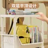 Soporte para libros, estante de almacenamiento de pie, organizador de bolsas para libros, organizador de libros móvil, soporte de lectura con ruedas, herramienta de almacenamiento de libros