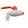 Grifo de Plástico PPR de 1/2 Pulgada Material Nuevo Apertura Rápida para Lavadora Fregadero Mopas Caño Largo Grifo Salida de Agua Caño