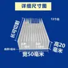 Disipador de calor de aluminio Ancho 50 Alto 20 Aletas Refrigeración Hoja Perfil Dientes Densos Alta Potencia Fijo Personalizado Aleación de Aluminio Disipación de Calor