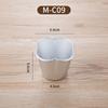 M-C09 Molde para hornear de taza de cuatro pétalos mediano Molde para pudín de taza occidental mediano Molde para gelatina Molde para pastel DIY
