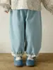 Pantalones Casuales de Encaje para Niñas Wulibu Yi Personalizados, Pantalones Deportivos de Moda Sueltos para Niños Anti-Mosquitos