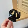 Pinza para el cabello de lujo de alta gama en color marrón, tamaño grande nuevo para cabello grueso, pinza de tiburón para recogidos en la parte posterior de la cabeza, accesorio para el cabello de uso diario