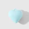 Moda Versátil Simples Dopamina Acrílico Coração 3D Furo para Pendurar Pingente Acessórios para Joias DIY Pingente Decorativo