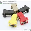 Conector para Computadora RJ45-VGA Producto Terminado, Serie RJ45-DB9/11/12 Hembra Rojo