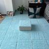 Tapetes de Piso Modernos Simples de Empalme para Uso Doméstico, Tapetes de Piso Resistentes a las Manchas y Fáciles de Cuidar, Sala de Estar, Dormitorio, Tapetes de Piso Mixtos y Combinados para Cabecera