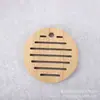 Posavasos de Madera de Bambú para Ollas, Posavasos para Tazones, Posavasos de Madera, Soportes para Tazas de Té de Ceremonia del Té Japonesa, Posavasos Aislantes de Madera, Esterillas de Madera, Posavasos de Madera para Cafetería