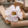 Cabeças de Flores de Magnólia Artificiais de Tamanho Médio, Atacado Transfronteiriço, Decoração de Casamento, Flores Artificiais, Artesanato de Fabricante, Plantas Verdes Estilo Ins