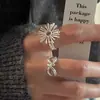 Anillo de Fuegos Artificiales Exagerado para Mujer Línea Irregular Hueca de Gama Alta Personalidad Tendencia Estilo Ins Nuevo Producto Joyería