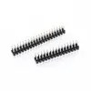 Pin de Fila Doble de 2 mm Paso de 2.0 mm Asiento de Pin Recto 2*2P/3/4/5/6/7/8/10/20/40P Pin de Cobre