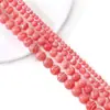 Cuentas Redondas Sintéticas Cuentas con Agujero Recto Cuentas Sueltas DIY Hecho a Mano Pulsera Collar Colgante Joyería Hecho en Casa Accesorios con Cuentas Material