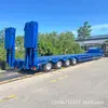 Vendas Transfronteiriças de Semirreboques para Transporte de Paletes Gancho e Lançamento, Veículos de Transporte de Plataforma Gancho e Lançamento, Semirreboques de Plataforma Baixa para Transporte de Equipamentos Grandes