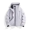 26 Jaquetas Populares para Primavera, Outono e Inverno, Jaqueta Softshell Esportiva Unissex à Prova de Vento para Montanhismo e Caminhada