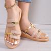 Zapatillas de cuña para mujer, verano 2024, tallas grandes europeas y americanas, nuevas zapatillas de playa con boca de pez a juego de colores, disponibles para mujer.